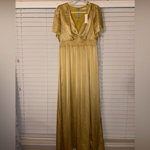 Baltic Born Gold Maxi Dress